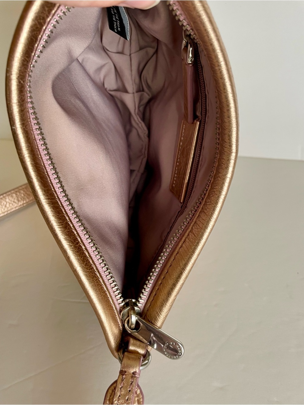 Marc by Marc Jacobs Rose Gold Metallic Crossbody - Picture 3 of 4